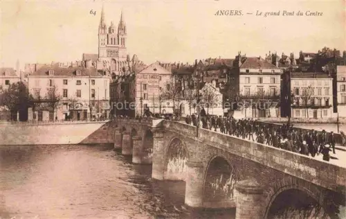 AK / Ansichtskarte ANGERS 49 Maine-et-Loire Le grand Pont du Centre