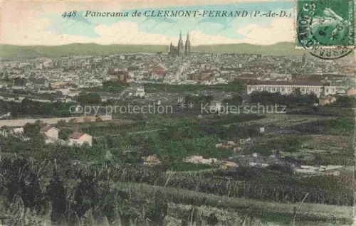 AK / Ansichtskarte CLERMONT -FERRAND Auvergne 63 Puy-de-Dome Panorama