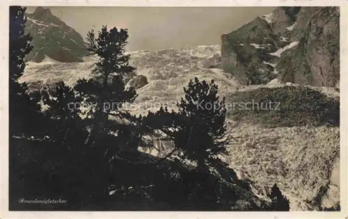 AK / Ansichtskarte Rosenlauigletscher Innertkirchen BE Panorama