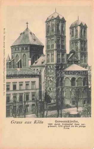 AK / Ansichtskarte KoeLN  RHEIN Gereonskirche