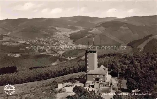 AK / Ansichtskarte Hohe Bracht Lennestadt NRW mit Blick auf Altenhundem