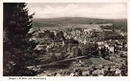AK / Ansichtskarte SIEGEN  Westfalen NRW Blick zum Wellersberg