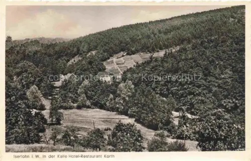 AK / Ansichtskarte ISERLOHN NRW Hotel Restaurant Korth Fliegeraufnahme