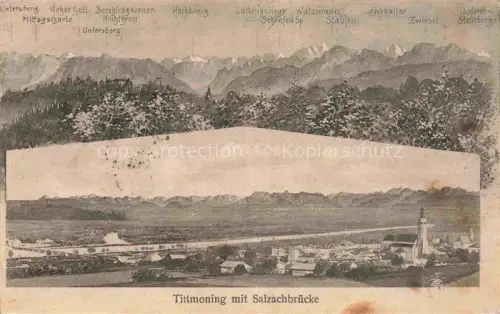 AK / Ansichtskarte Tittmoning Salzach Salzachbruecke