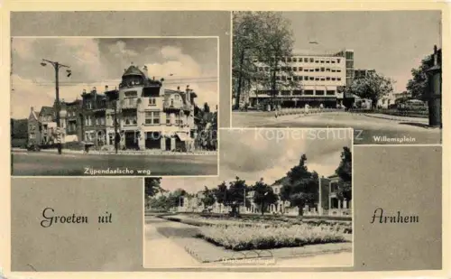 AK / Ansichtskarte ARNHEM Arnheim NL Zijpendaalsche Weg Willemsplein Jansbuitensingel