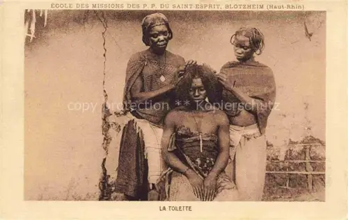 AK / Ansichtskarte Barber Barbier Friseur Coiffeur-- la Toilette Blotzheim Haut Rhin 