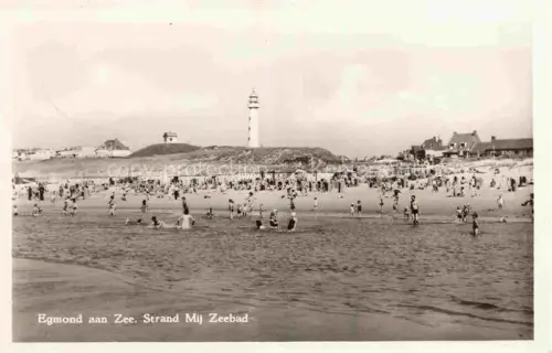 AK / Ansichtskarte EGMOND  AAN ZEE NL Strand Mij Zeebad