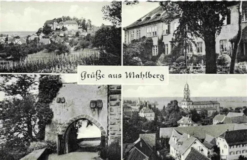 AK / Ansichtskarte Mahlberg Baden Gasthof Pension Zum Loewen Stadttor Kirche