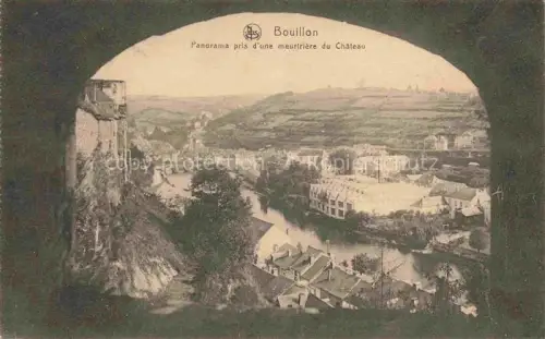 AK / Ansichtskarte BOUILLON  Wallonne Belgie Panorama pris d'une meurtriere du Chateau Feldpost