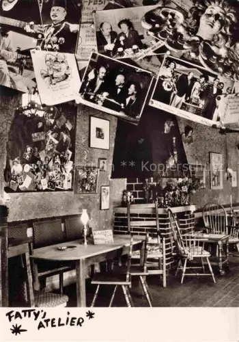 AK / Ansichtskarte DuessELDORF Kuenstlerkneipe Fatty's Atelier