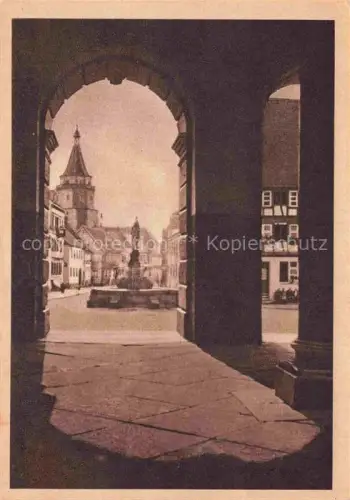 AK / Ansichtskarte Gengenbach Blick in die Hauptstrasse