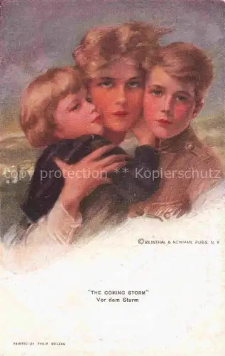 AK / Ansichtskarte BOILEAU_Philip_Kuenstlerkarte Vor dem Sturm The Coming Storm Litho 