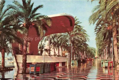 AK / Ansichtskarte ALICANTE Valenciana ES Esplanada de Espana y Auditorium