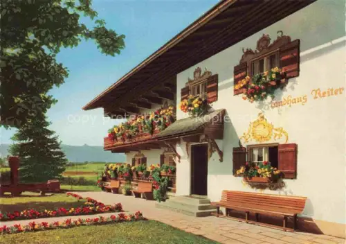 AK / Ansichtskarte Reutberg Sachsenkam Oberbayern Landhaus Reiter
