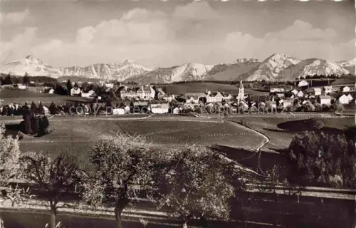 AK / Ansichtskarte Scheidegg Allgaeu Bayern mit Hoch Ifen Widderstein Didamskopf und Hittisauer Winterstaude