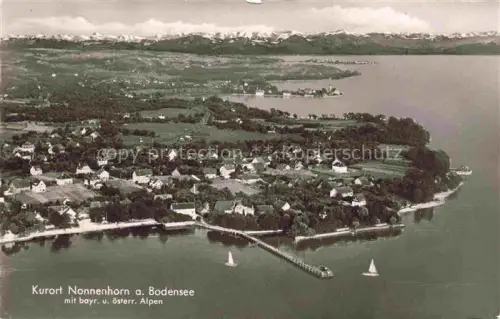 AK / Ansichtskarte Nonnenhorn Bodensee Fliegeraufnahme