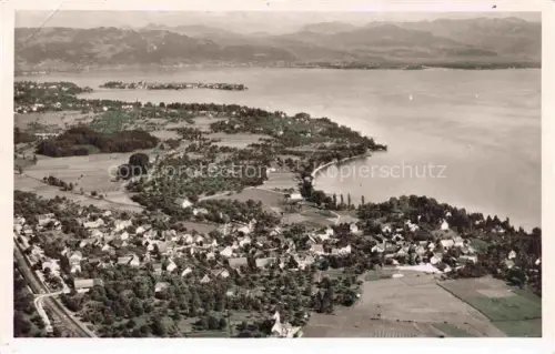 AK / Ansichtskarte Wasserburg am Bodensee Bayern Fliegeraufnahme