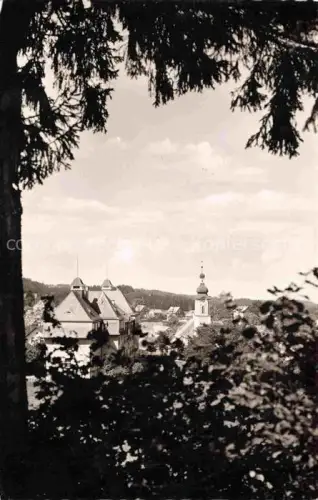 AK / Ansichtskarte Scheidegg Allgaeu Bayern Teilansicht mit Kirche