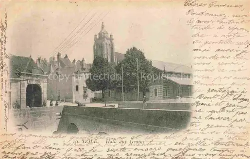 AK / Ansichtskarte Dole 39 Jura Halle aux Grains Eglise