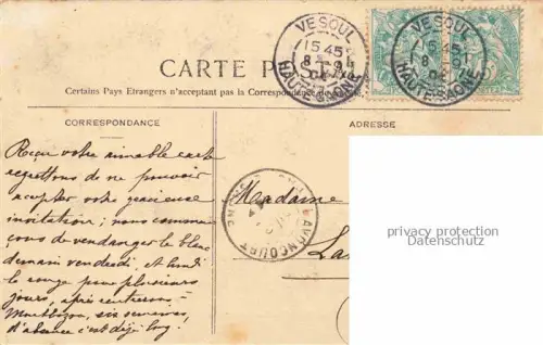 AK / Ansichtskarte Vesoul 70 Haute Saone Les Promenades