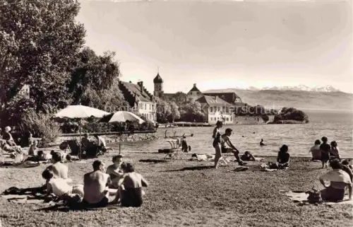 AK / Ansichtskarte Wasserburg am Bodensee Bayern Strandbad