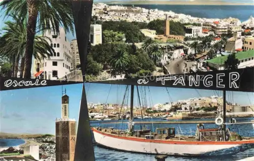 AK / Ansichtskarte TANGER Tangier Tangiers Maroc Escale a Tanger Stop over