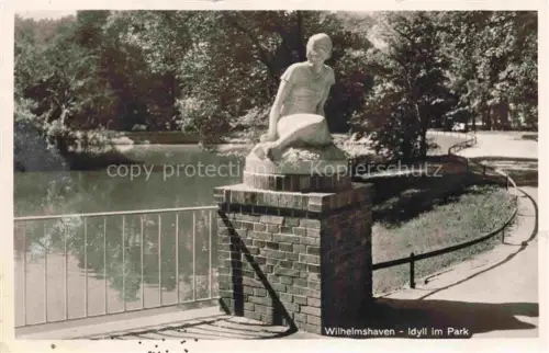 AK / Ansichtskarte Wilhelmshaven Idyll im Park