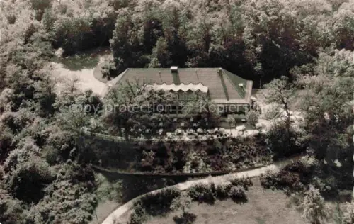AK / Ansichtskarte BAD NAUHEIM Cafe Restaurant Johannisberg Terrassenrestaurant Fliegeraufnahme