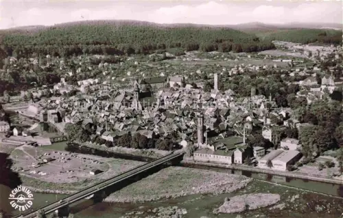 AK / Ansichtskarte Hann. Muenden Fliegeraufnahme