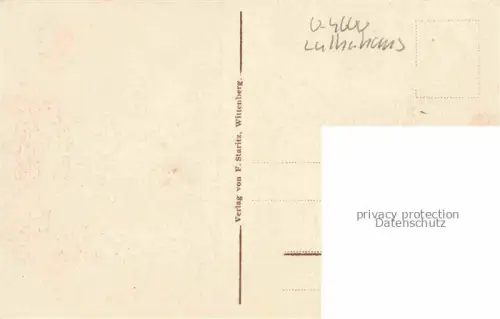 AK / Ansichtskarte WITTENBERG  Lutherstadt Das Lutherhaus zur Zeit der Reformation