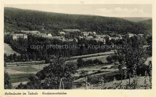 AK / Ansichtskarte Weilmuenster Panorama Kindersanatorium