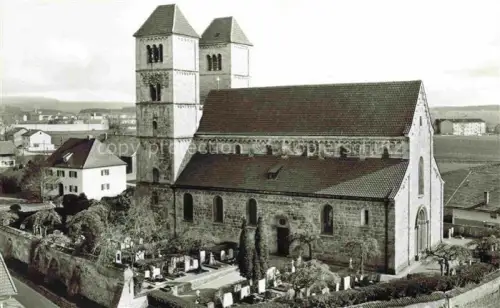 AK / Ansichtskarte Altenstadt Oberbayern Weilheim-Schongau Romanische Paepstliche Basilika Kirche