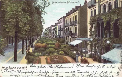 AK / Ansichtskarte Homburg  BAD HOMBURG von der Hoehe Hessen Kaiser Friedrich Promenade