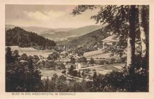 AK / Ansichtskarte Weschnitz Fuerth Hessen Gasthaus Fremdenheim Erbacher Hof Blick ins Weschnitztal