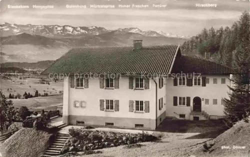 AK / Ansichtskarte Scheidegg Allgaeu Bayern Kindererholungsheim Bergfreude