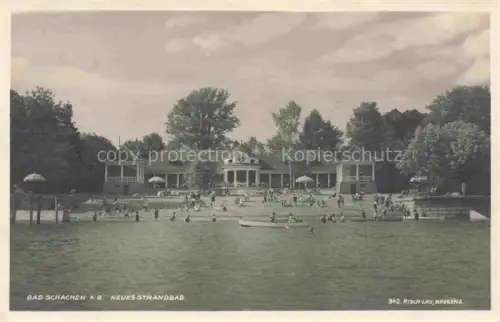AK / Ansichtskarte Bad Schachen LINDAU Bodensee Bayern Neues Strandbad