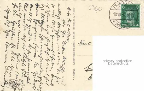 AK / Ansichtskarte Friedberg  Hessen Der dicke Turm