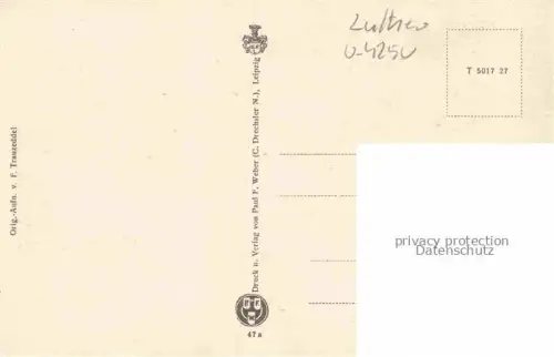 AK / Ansichtskarte Eisleben Lutherkanzel in der Andreaskirche