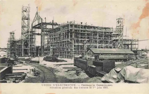 AK / Ansichtskarte Gennevilliers Nanterre 92 Hauts-de-Seine Union d'Electricité Travaux au Juin 1921