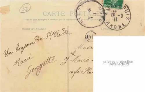 AK / Ansichtskarte St-Claude  Saint-Claude 39 Jura Vue générale