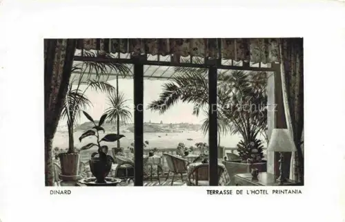 AK / Ansichtskarte DINARD 35 Ille-et-Vilaine Terrasse de l'Hôtel Printania