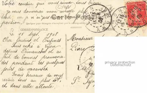 AK / Ansichtskarte LYON 69 Rhone Place de la République Monument