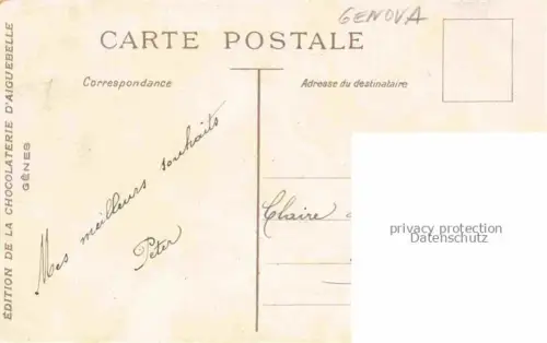 AK / Ansichtskarte GENOVA Genua Liguria IT Partie am Hafen Kuenstlerkarte
