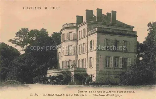 AK / Ansichtskarte Marseilles-les-Aubigny Bourges 18 Cher Château d'Aubigny Collection Châtaux du Cher
