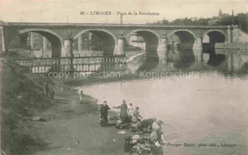 AK / Ansichtskarte LIMOGES 87 Haute-Vienne Pont de la Révolution