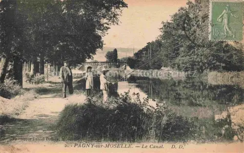 AK / Ansichtskarte Pagny-sur-Moselle 54 Meurthe-et-Moselle Le canal