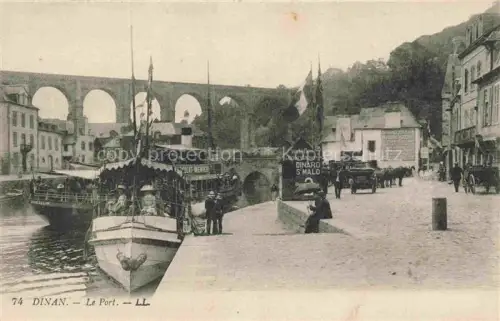 AK / Ansichtskarte DINAN 22 Cotes-d Armor Le port bateaux