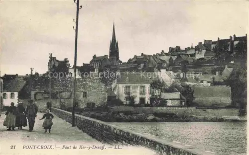 AK / Ansichtskarte Pont-Croix Quimper 29 Finistere Pont de Ker-y-Dreuff