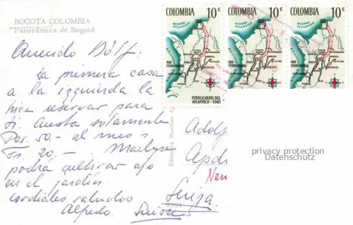 AK / Ansichtskarte BOGOTA  Colombia Panorámica