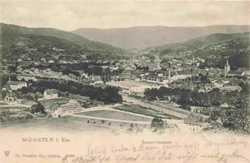 AK / Ansichtskarte Muenster  Elsass Munster 68 Alsace Haut-Rhin Gesamtansicht